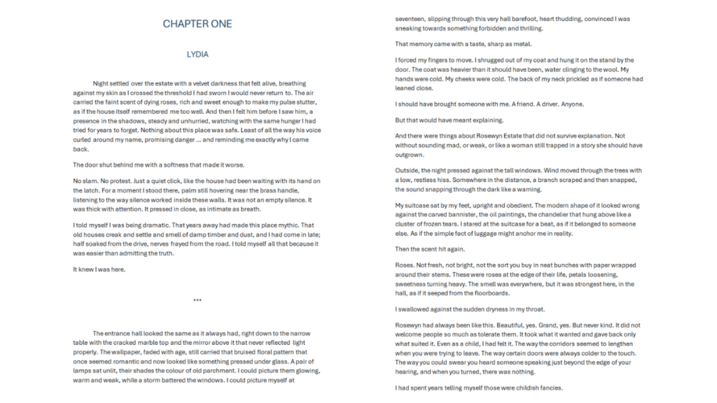 Essentials Formatting Package 1 Before Essentials Formatting Package| Page Turner Studios
