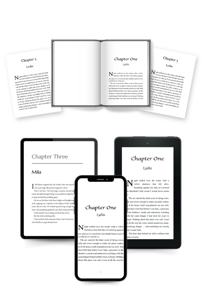 Essentials Formatting Package examples | Page Turner Studios