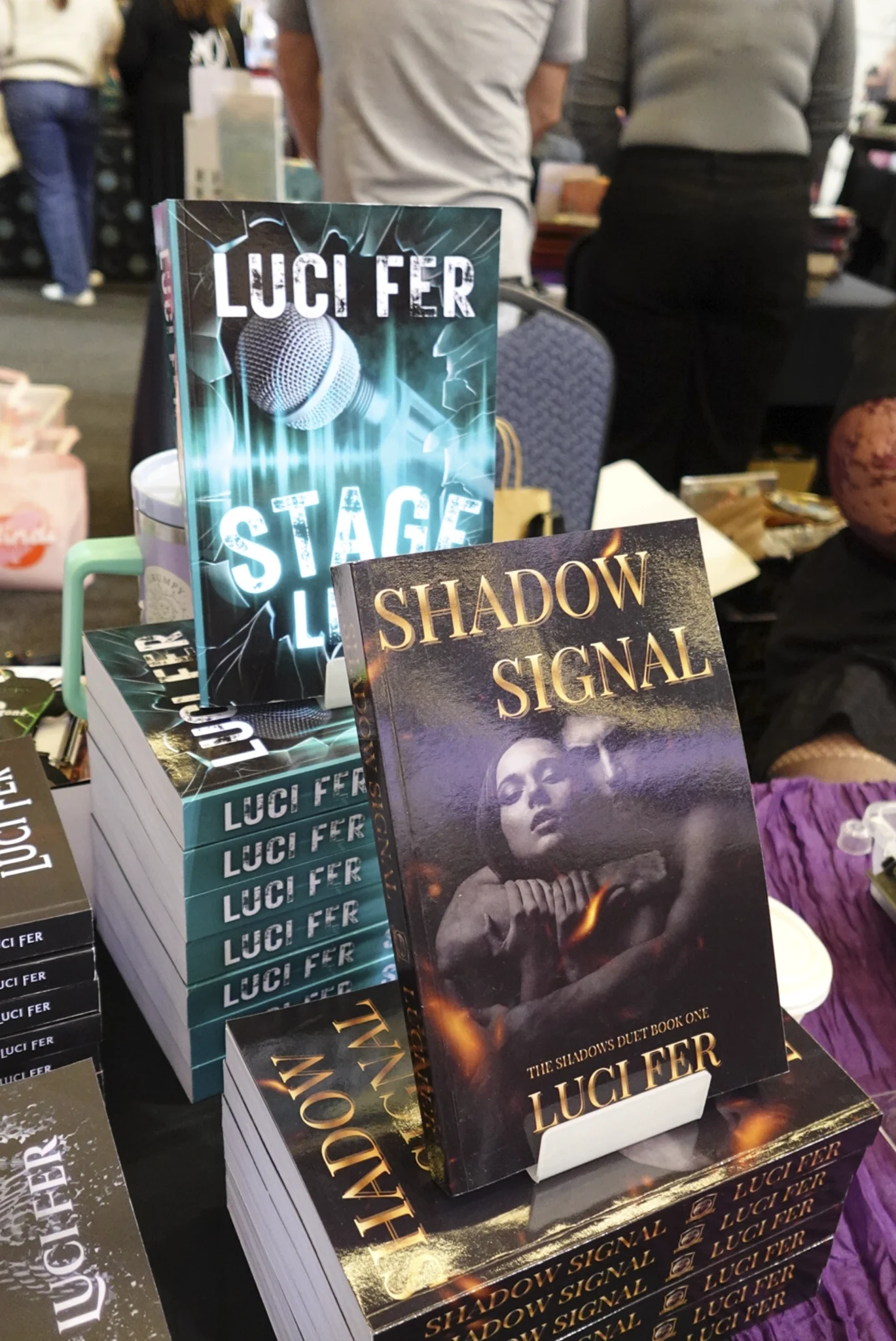 Author Luci Fer Shadow Signals and Stage Left | Self Publishing Support