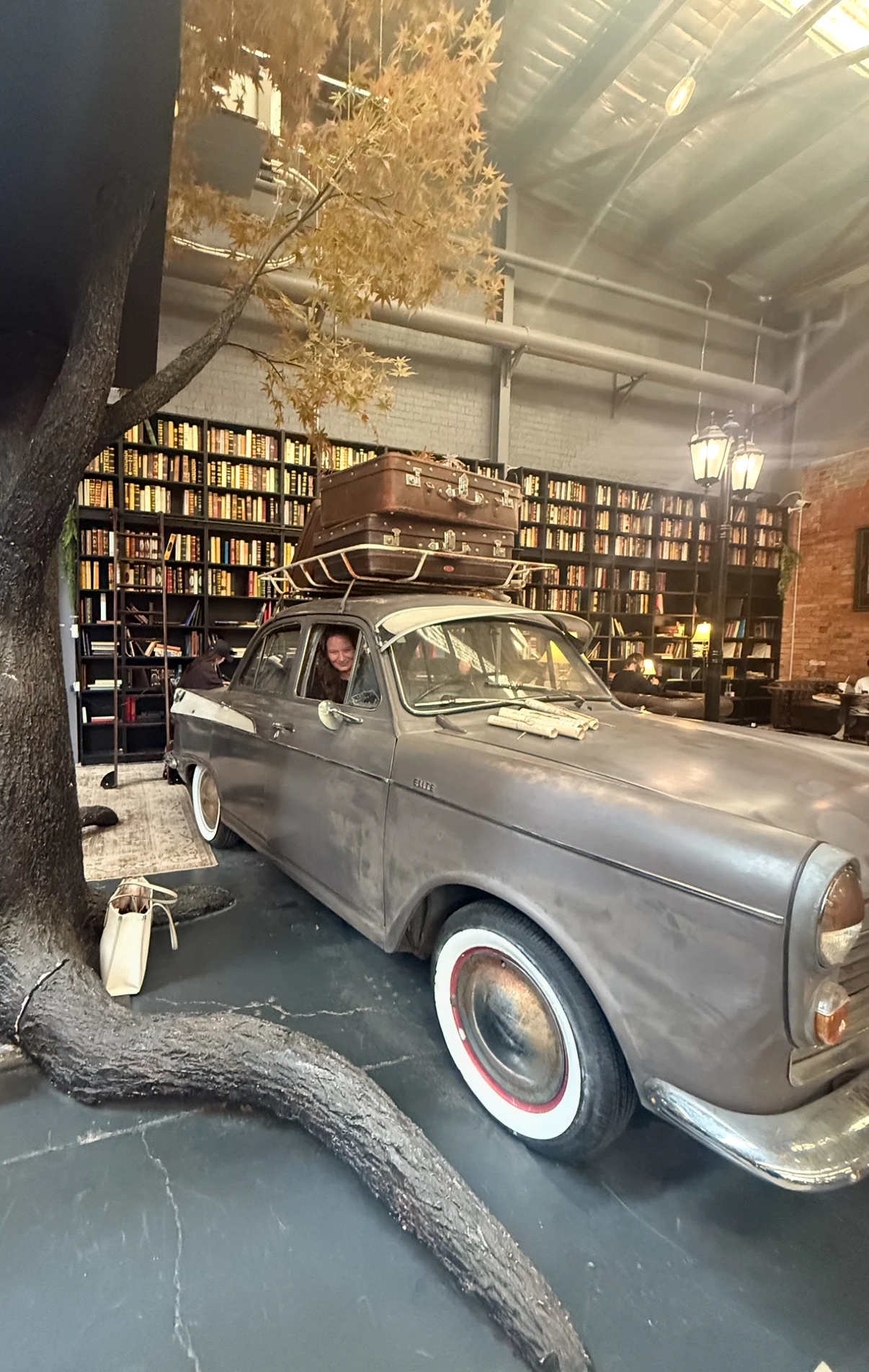 grey car in book store | Author Plus Package