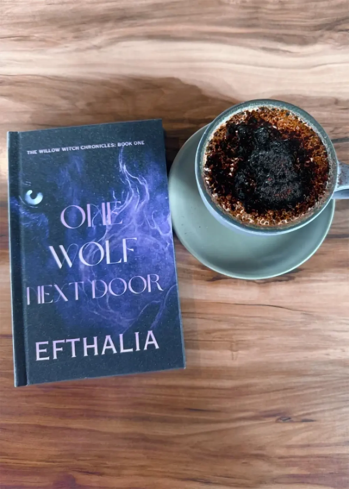 purple coloured special edition book on table beside coffee |Author Premium Package